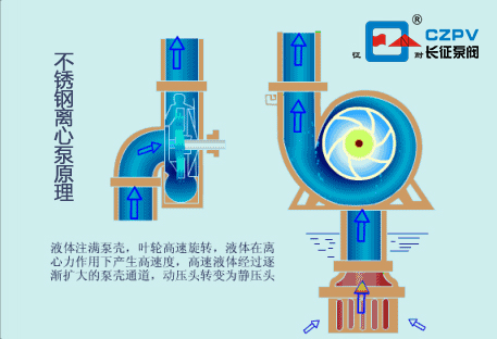 不銹鋼離心泵的工作原理 不銹鋼離心泵的工作原理